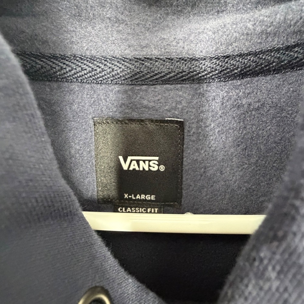 Vans Off The Wall Nonstop Pullover Hoodie Navy Blue Men's Size XL NEW - Picture 8 of 9